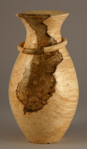 Maple Burl with Captive Ring